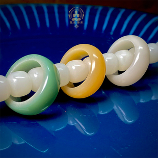 极速文玩手串珠手持菩提根v跑环圈配饰件手捻星月菩提佛珠跑珠环