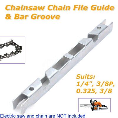 极速.1pcs File Guide Deptuh Gauge Chainsaw Chain & Bar Groov