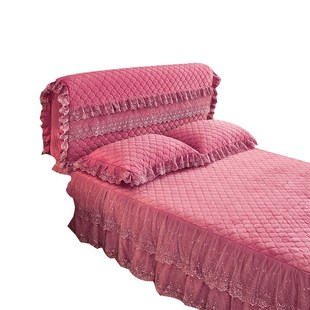 极速2022新款 公主风全包床头套罩床头罩防撞夹棉S加厚皮床保护套