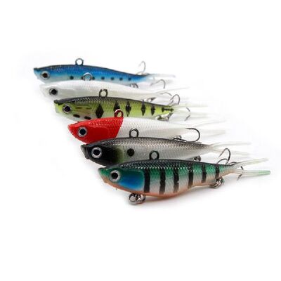 极速Fishing Lures Boaits Soft Silicone VIB JIG Hook Whopper
