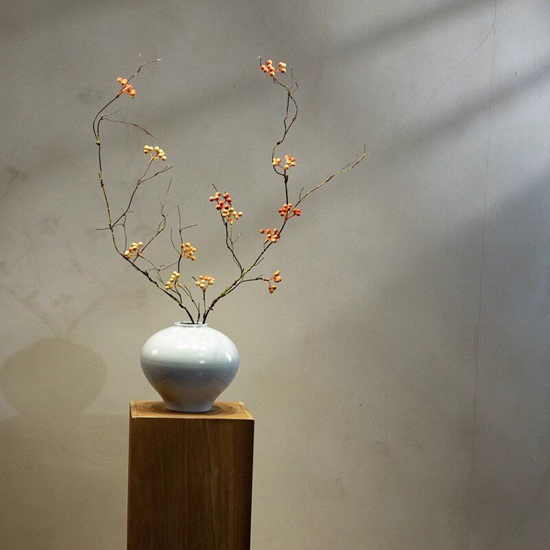 新品山归来长枝仿真花浆果马桑果室E内植物绿植设计师款桌面仿生