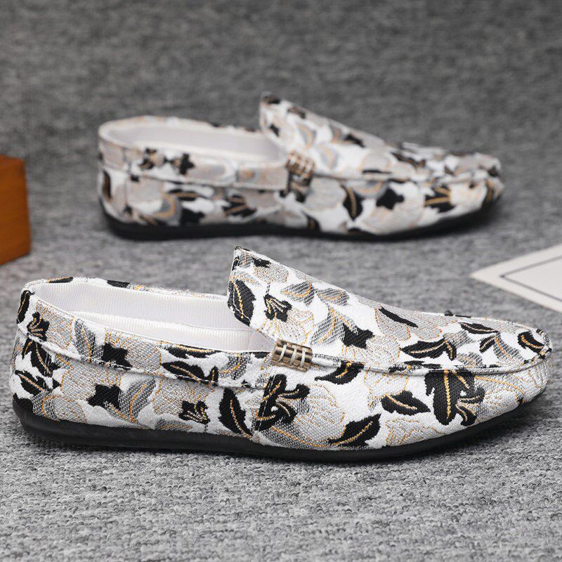 新品2026豆豆鞋男春季老北京布鞋男款韩版潮流R休闲一脚蹬懒人透