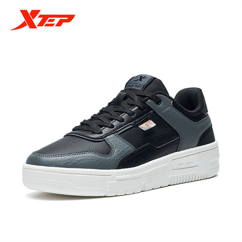 极速Xtep Mubai Men Sneakers Lace Up FasJhion Skate Shoes Mal