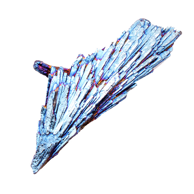 极速易晶缘水晶原石n天然黑碧玺电气石矿石电镀渡彩色标本石装饰