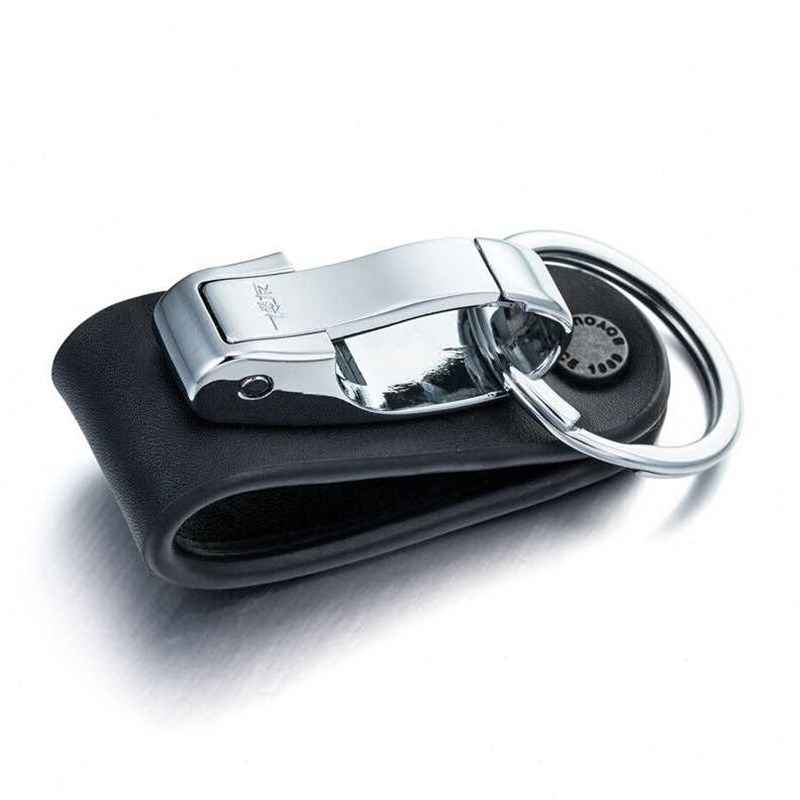 极速新品博友(BOYOU)汽w车钥匙扣钥匙链钥匙环钥匙圈男士腰挂牛