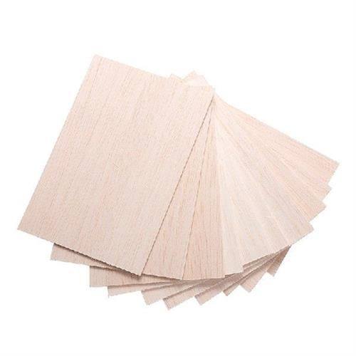 极速10pcs Balsa Wood Sheet WoodenD Plate Model for DIY House