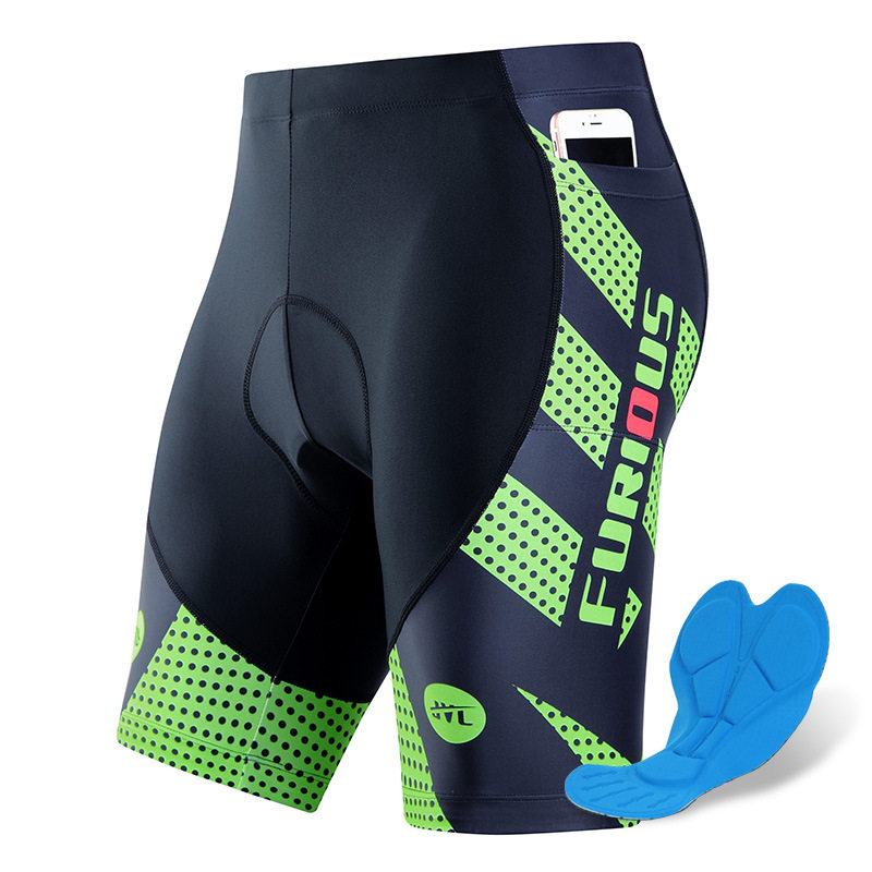 极速骑行短裤男夏季加厚矽胶坐垫环法自行车骑行裤V大尺码骑行裤