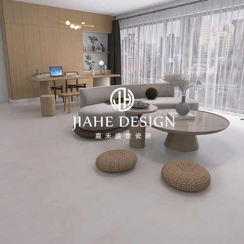 极速侘寂风微水泥瓷砖微抛客v厅防滑地砖厨房卫生间墙砖仿古砖600