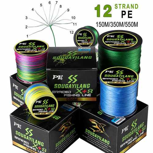 极速Sougayilang 12Strands8 StrAands4Strands Fishing Line 550