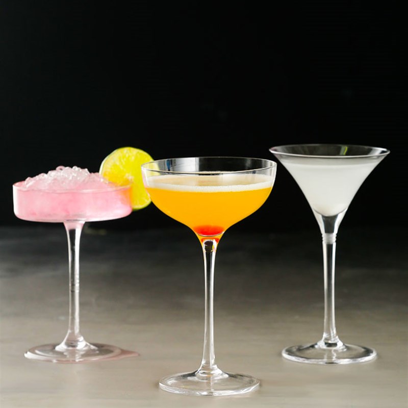 极速玻璃鸡尾酒杯 马天尼杯玛格丽特杯香槟L杯 酒吧调酒杯 创意冷