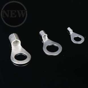 极速ot106冷压接线端子so型10平方裸端头铜线接头镀e银线耳m6螺口