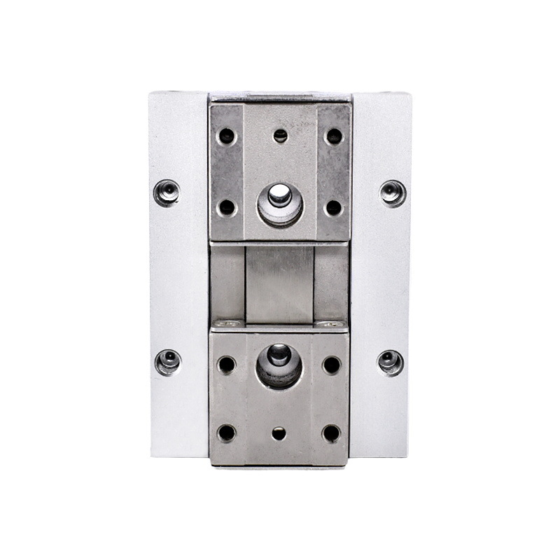 极速新手指滑台导轨气动气缸薄型平行气爪MHF2812L1620DD1D1RD2R