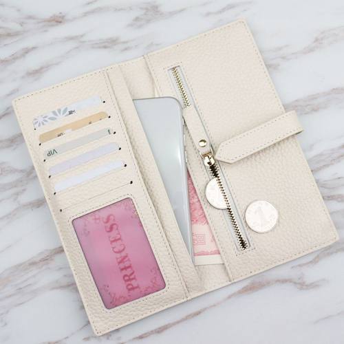 极速Genuine Leather Wqomen Luxury Lychee Pattern Wallets Lon