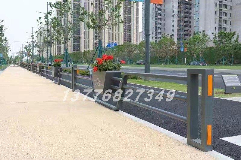 极速浙江a花箱道路护栏绍兴款花箱护栏隔离护栏铝合金花箱隔离护