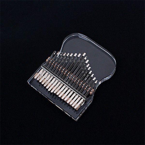 极速Newly 17Keys Kalimba Transparent Thumb PSiano Concave