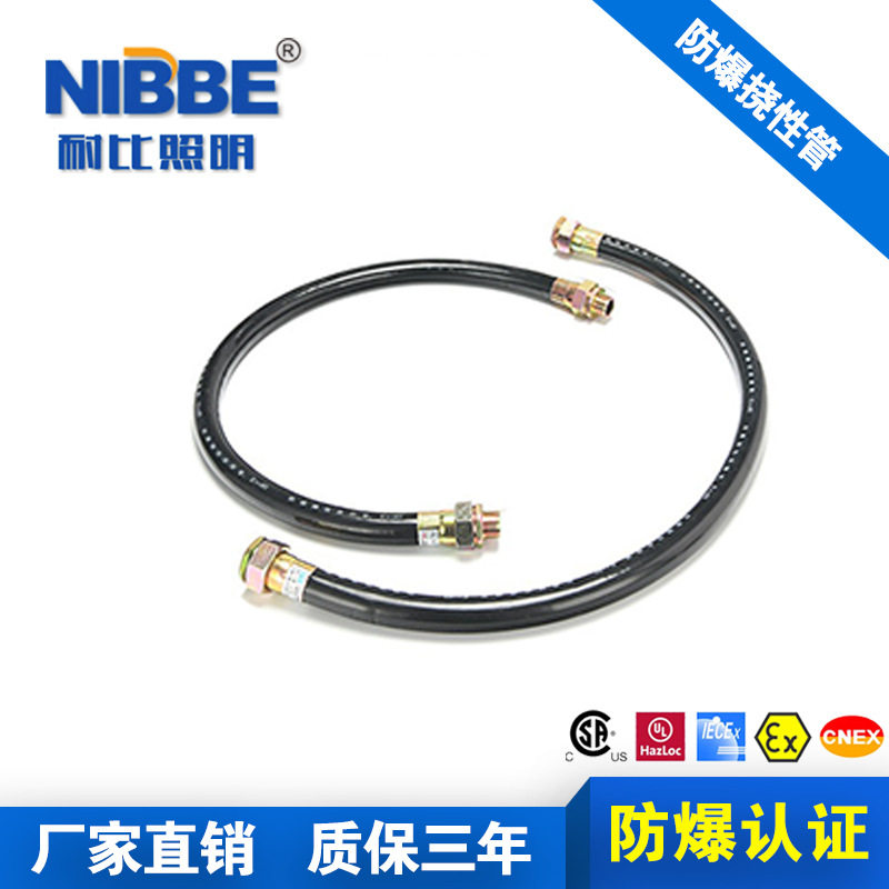 不锈钢防爆挠性管公制螺纹灯具