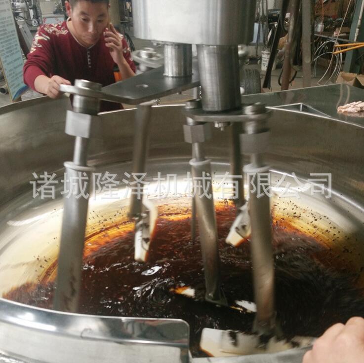 销售电加热夹层锅自动控温夹层锅全自动火锅底料炒锅图片
