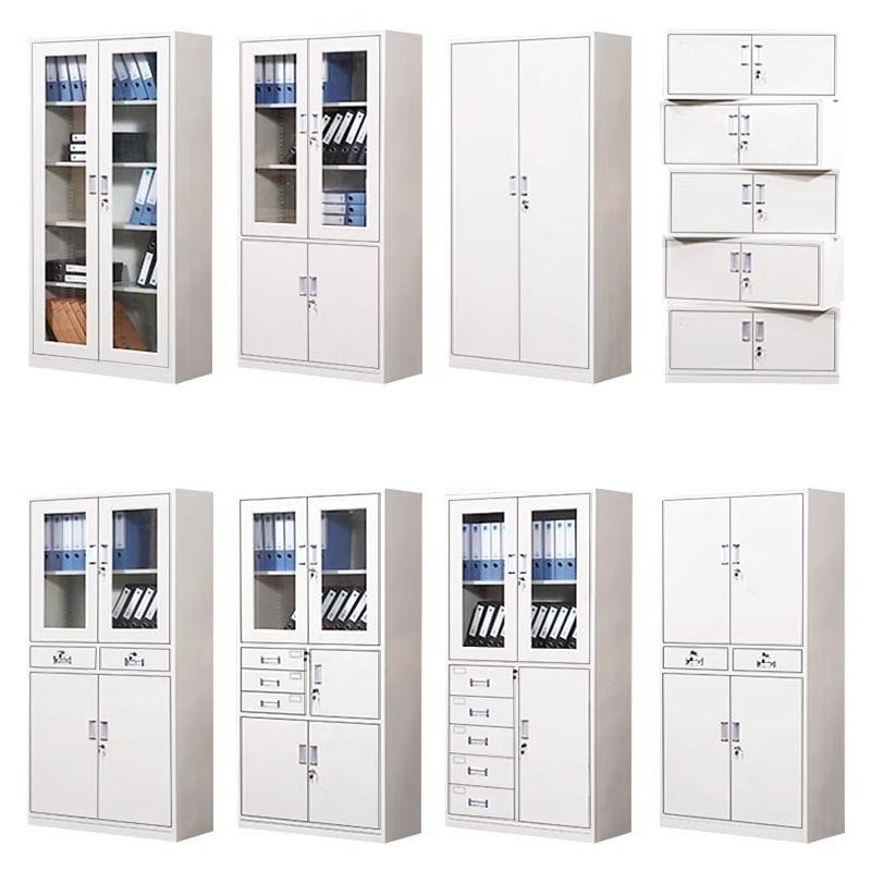 铁皮文件柜办公室资料柜钢制带锁财务凭证柜档案柜家用