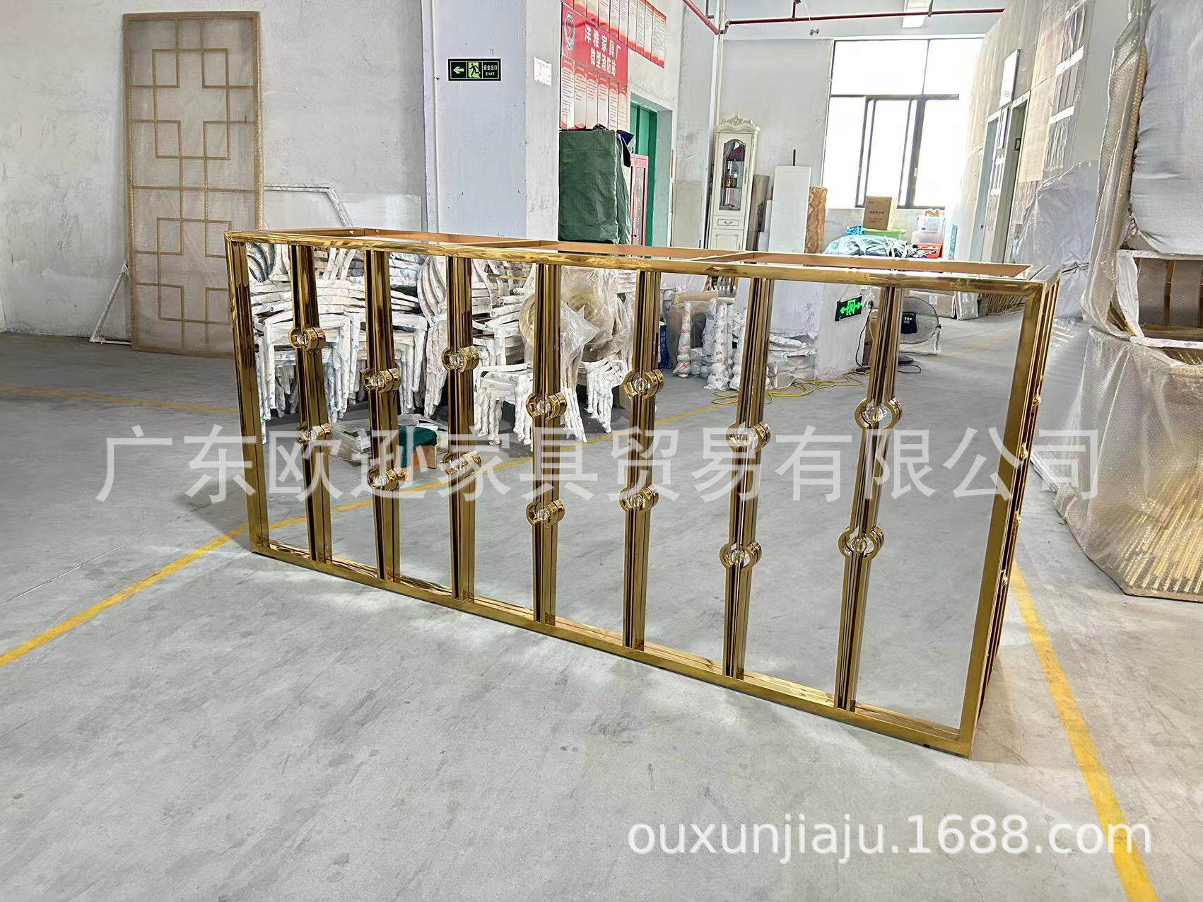 不锈钢金色婚庆宴会高吧桌