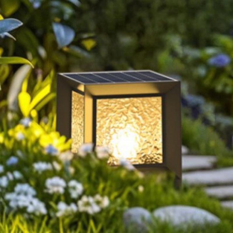 太阳能坪灯户外防水别墅家用庭院灯室外小区花园地氛围装饰灯