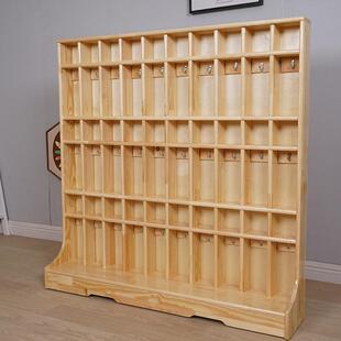 早教幼儿园口杯架毛巾架多功能实木毛巾口杯一体柜玩具蒙氏教具柜