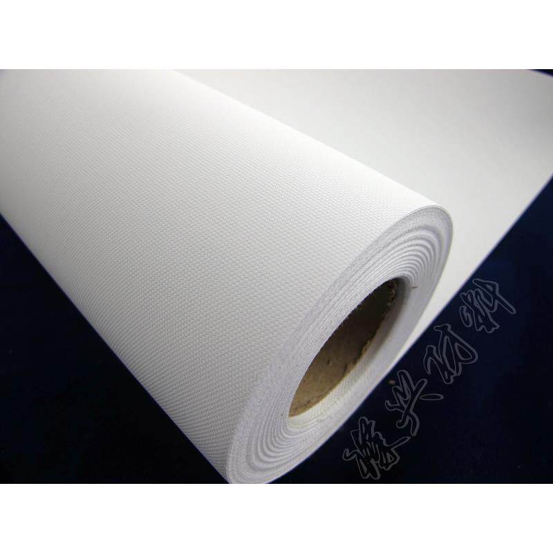 3.05*50油性防水化纤宽幅油画布弱溶剂室外喷绘无缝壁布Canvas