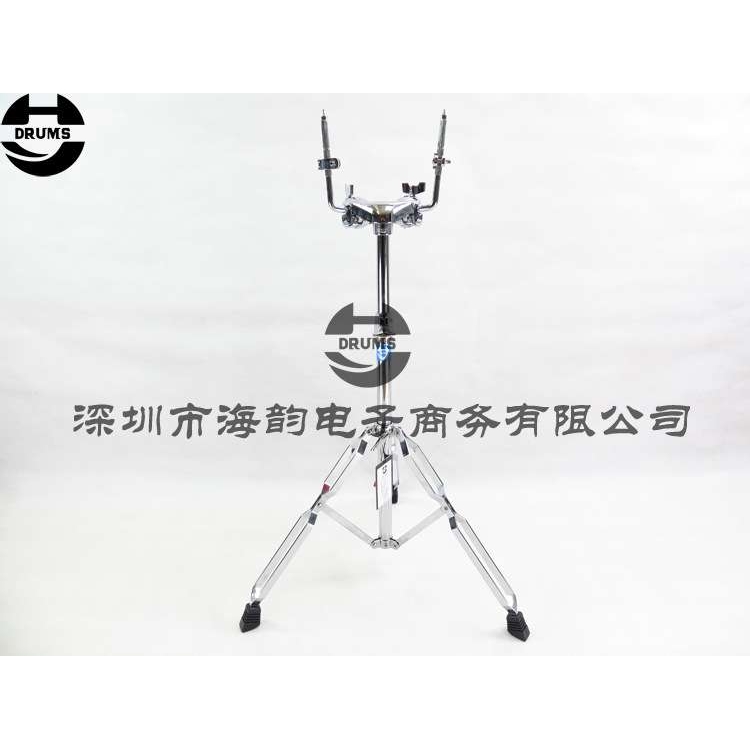海韵打击乐HY DRUMS架子鼓双通鼓支架 双嗵鼓支架 耳鼓牛角架牛头
