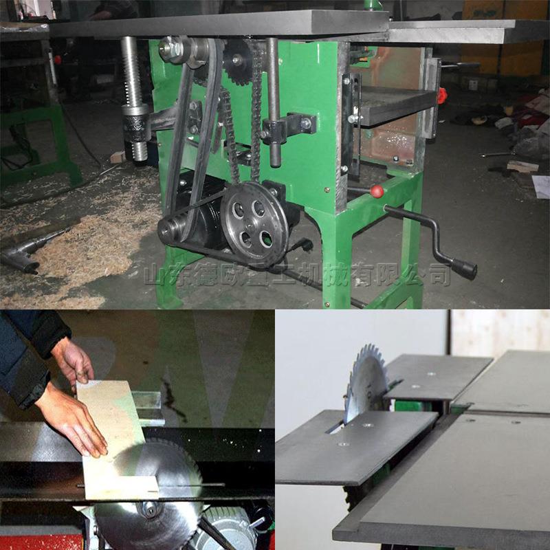 多功能电钻刨床台锯机小型木工电刨子三合一木工压刨台刨机