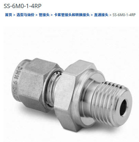 世伟洛克SS-6M0-1-4RP电线扎带
