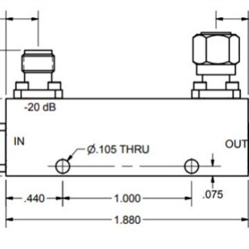 rdmicrowavesC1-B56定向耦合器2-8G