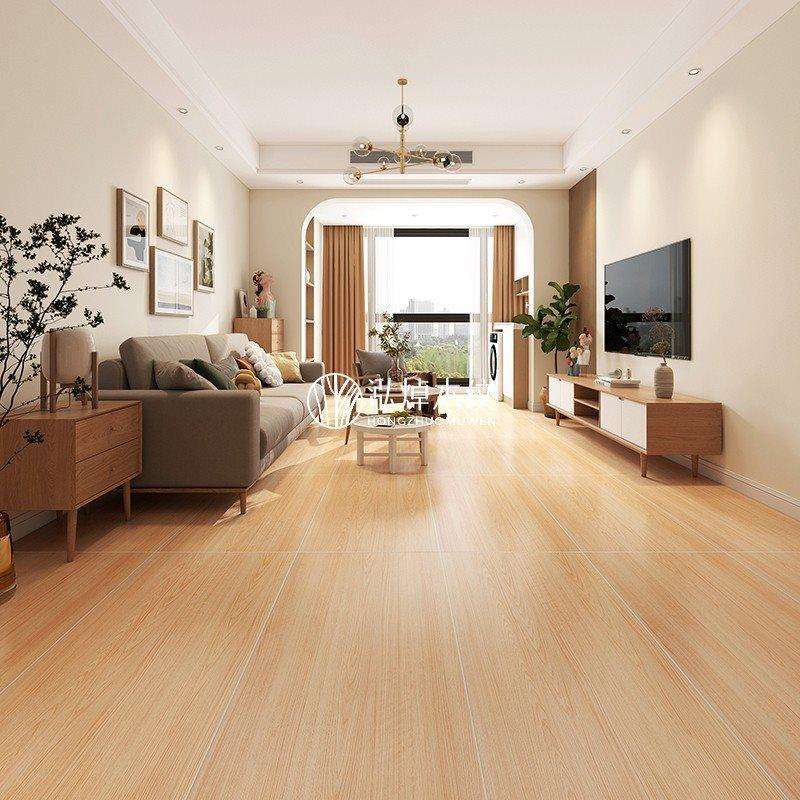 600x1200木纹瓷砖仿实木客厅卧室原木地板砖大板日式奶油风地砖