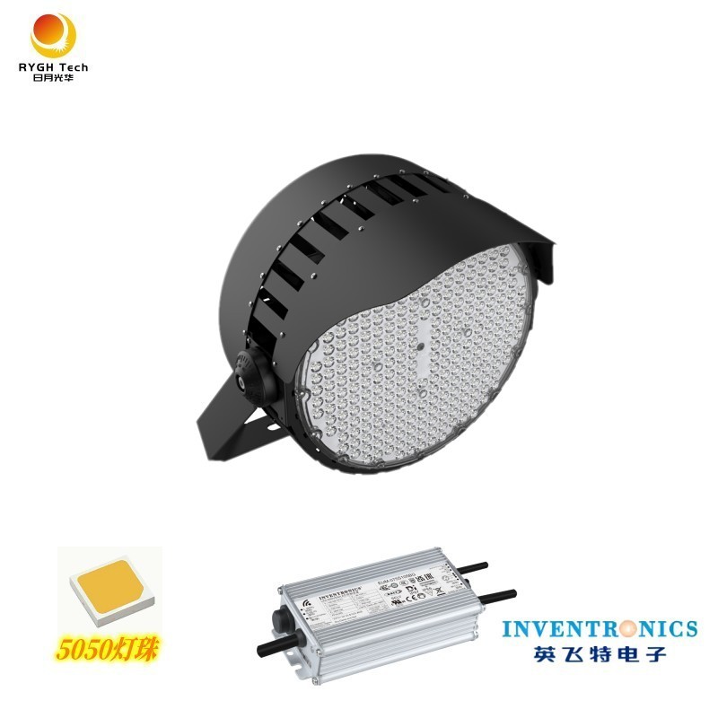 LED户外高光防水竞技体育场专用照明灯600W圆形球场灯广场照明灯