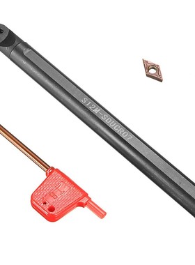 工具架S12M-SDUCR07数控刀杆内孔镗孔刀+1片DCMT0702刀片+扳手