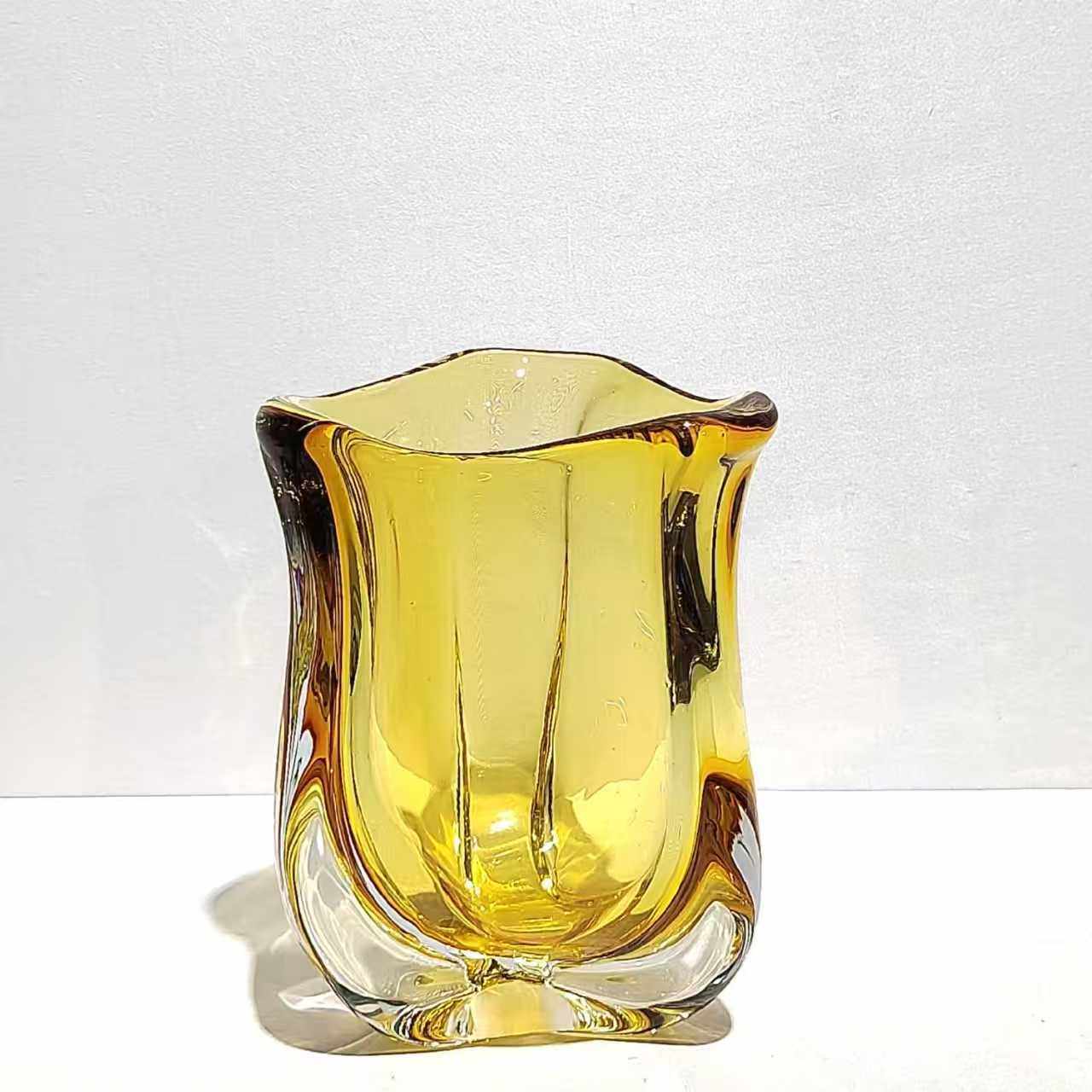 现代简约高档琉璃花瓶插花装饰家居样板房餐厅桌面设计摆件,电子元器件市场,电线扎带/束线带,淘宝优惠券,粉丝福利购,淘宝优惠卷