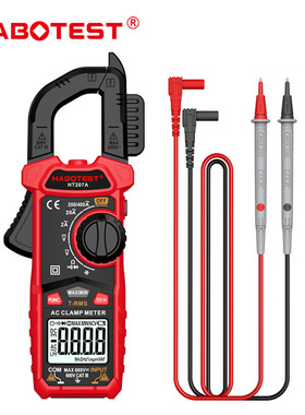 HT207A B D华博新款数字钳形表