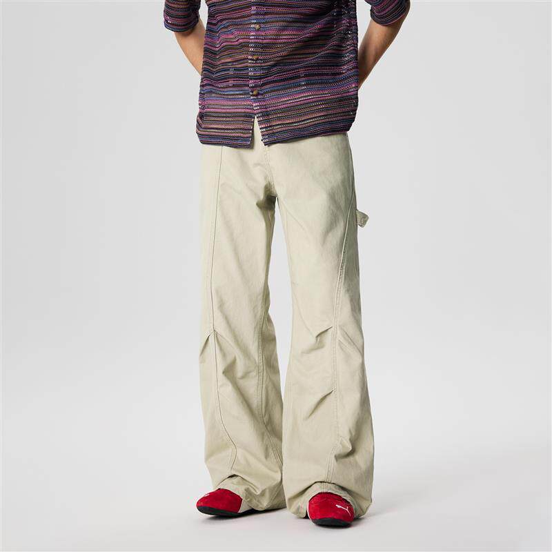 CEG美式复古解构廓形小众高级感工装休闲裤夏天男女