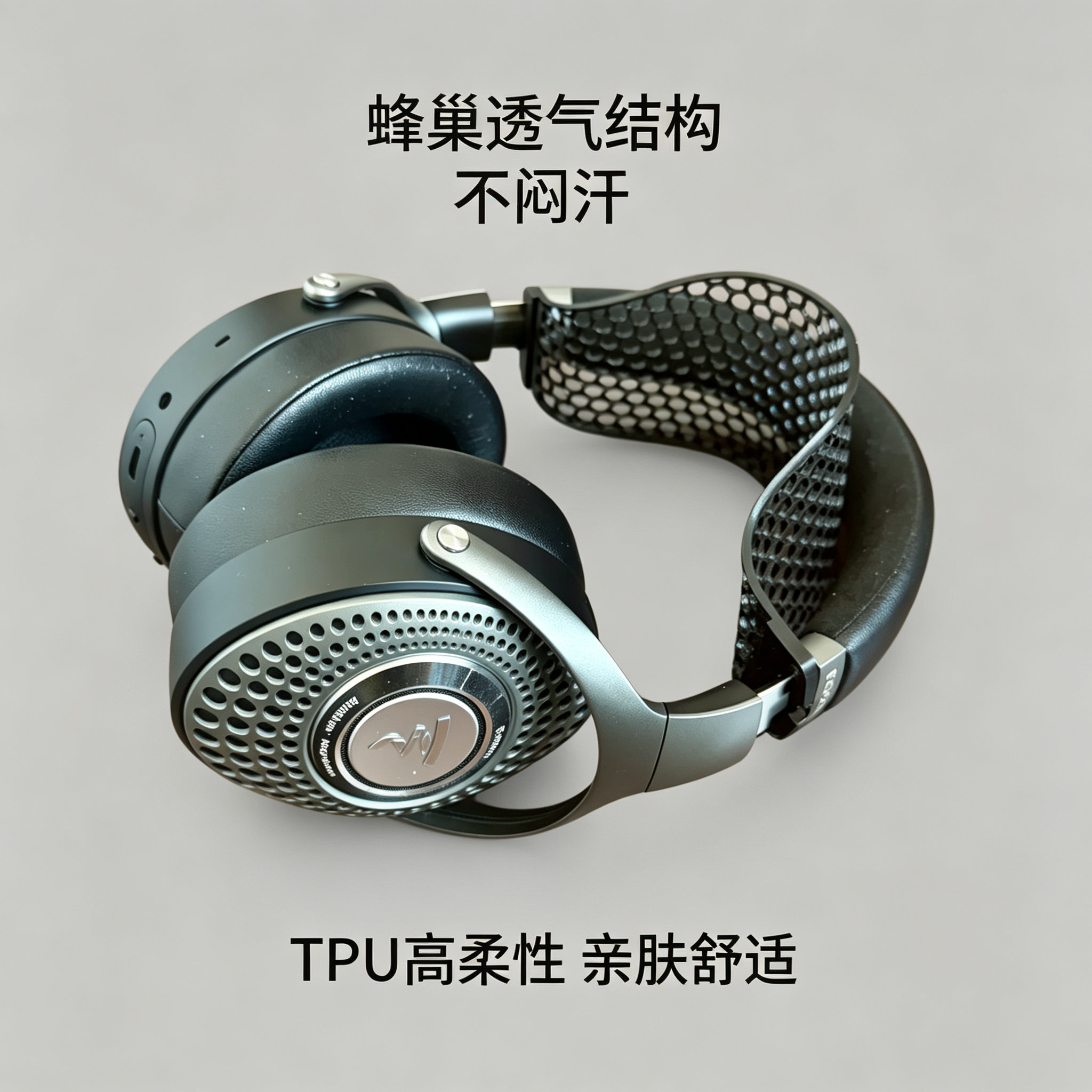 Focal耳机悬浮头带 Bathys Hadenys Azurys舒适减压头梁配件