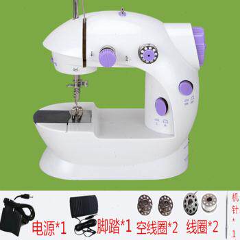 极速新品家用202缝纫机电动迷你全自动小型裁缝衣车手Y持吃厚可携