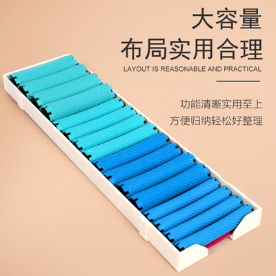 速发烫发杠收纳盒l理发店发型师高档防滑便捷冷烫杠子收纳盒桌面