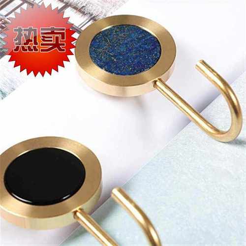 极速新品门后挂钩挂衣架双层免钉挂钩玄关衣柜11T门后黏胶免打孔