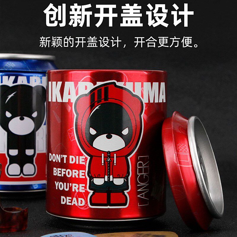 新品吉他拨片盒 民谣弹片t指套弦锥配件收纳套金属圆罐个性DIY拨