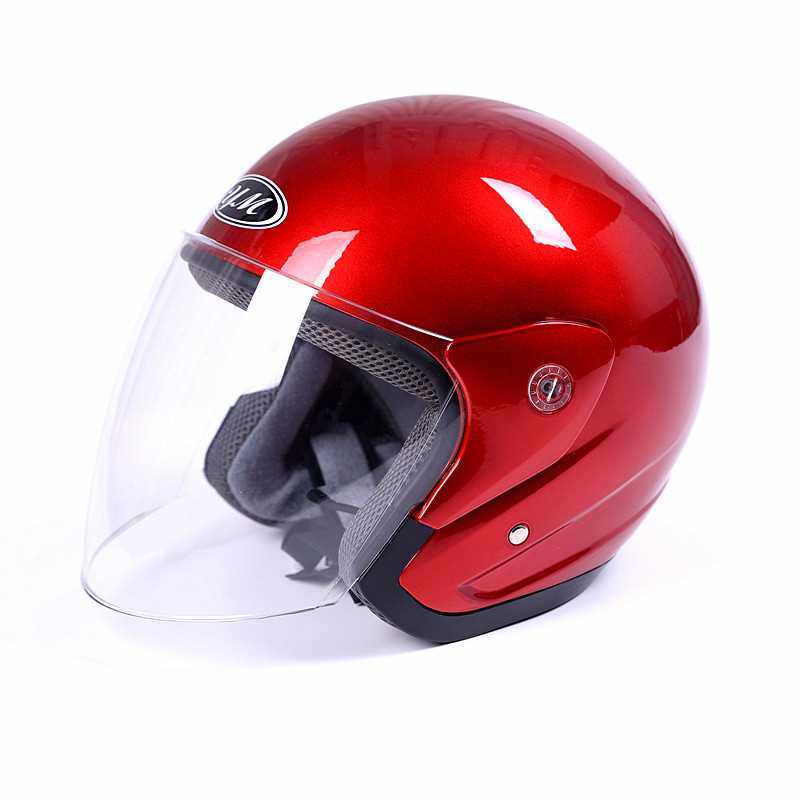 极速电动a摩托车头盔灰四季通用男女士生春秋冬天保暖半盔电瓶车