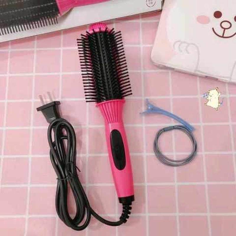 极速!电卷梳内i扣短发电梳子蓬松卷发棒两用直发器学生空气刘海宿
