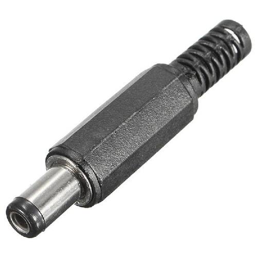 极速10Pcds 55X21mm Male Solder Dc Barrel Tip Plug Jack