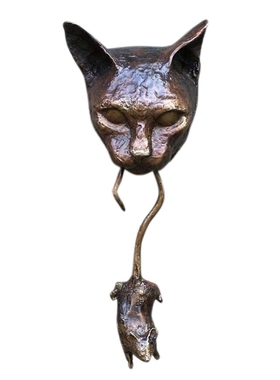 新品Home Decoration Cat And Mouse Wall HangSings Garden