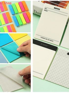 极速Waterproof PET Transparent Sticky Notes PMemo Pad 50 She
