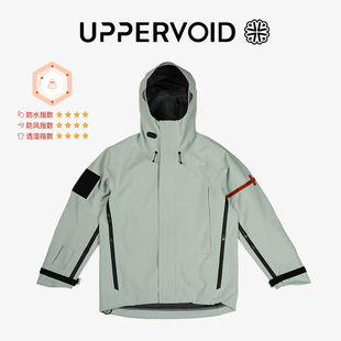 速發(fā)UPPERVOID二普緯度戶外機能運動沖鋒衣男女外套滑雪服秋冬C