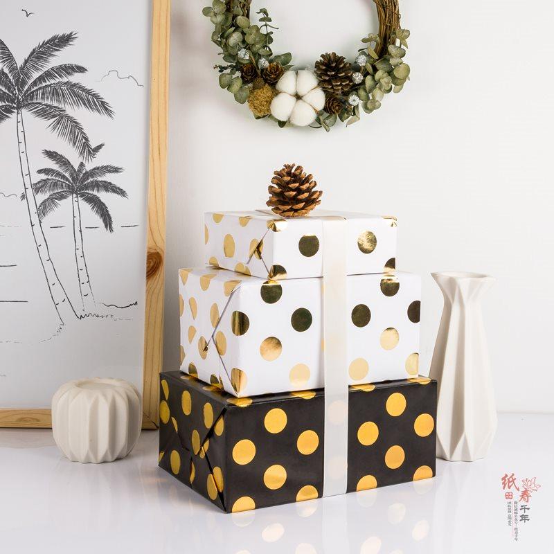 极速wrapp gift plackaging paper birthday wrapping paper gold