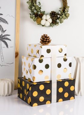 极速wrapp gift plackaging paper birthday wrapping paper gold