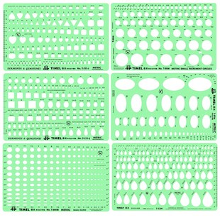 速发 模ILY珠宝设计绘图T板尺2件套5件套曲款软尺可弯薄全套
